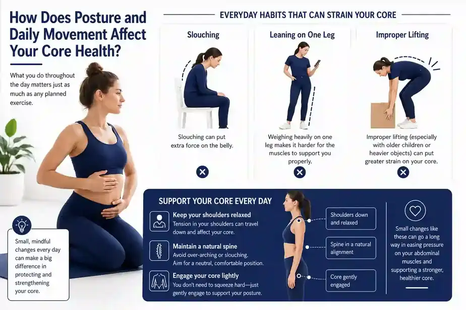 How Does Posture and Daily Movement Affect Your Core Health Guildford?