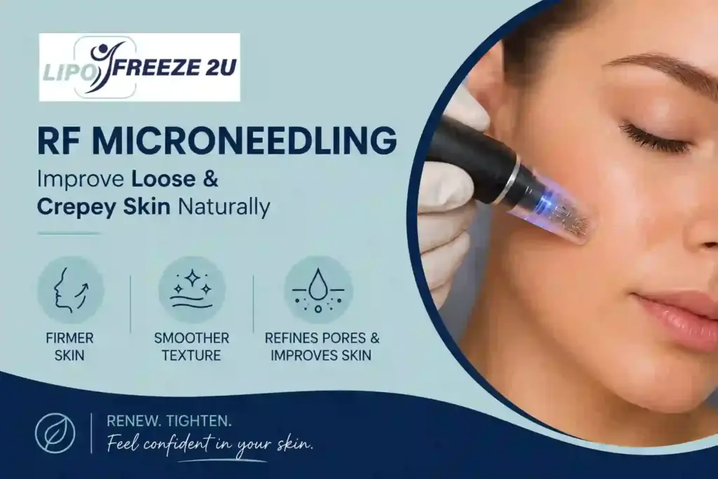 Can RF Microneedling Help Improve Loose and Crepey Skin Guildford?